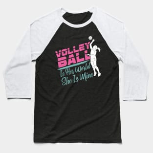 Cute Volleyball Mom Sport Lover Gift Baseball T-Shirt